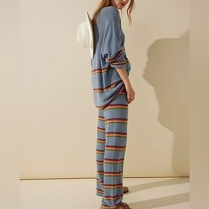 Mariner Sweater Set in Dusty Blue